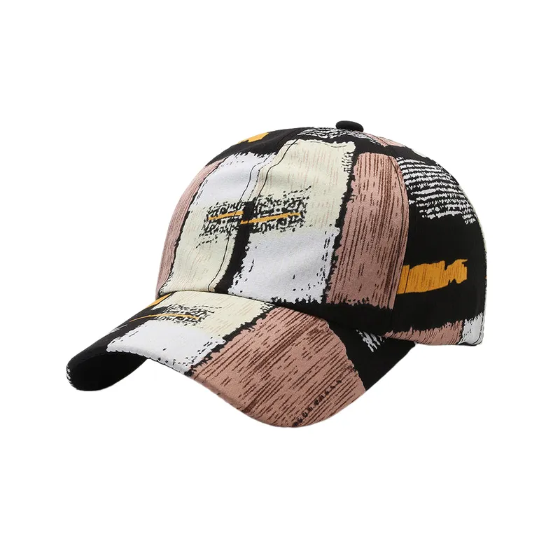 Sporty Simple Peaked Cap-0