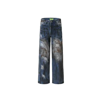 Retro Ripped Jeans