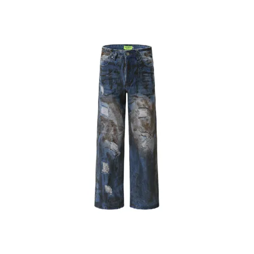 Retro Ripped Jeans
