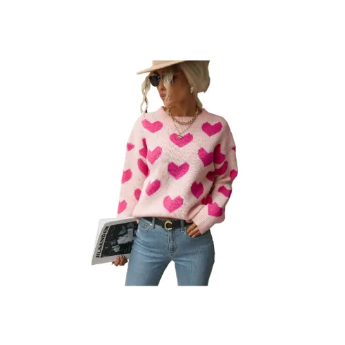 Casual Long Sleeve Polyester Sweater Women