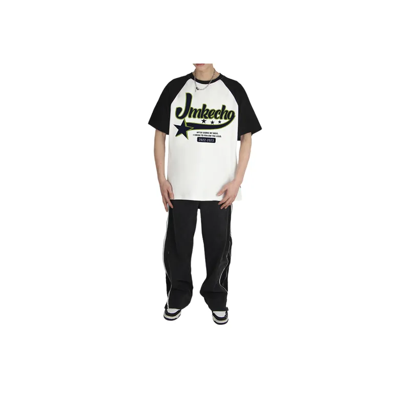 Letter Printing Trendy T Shirt-8
