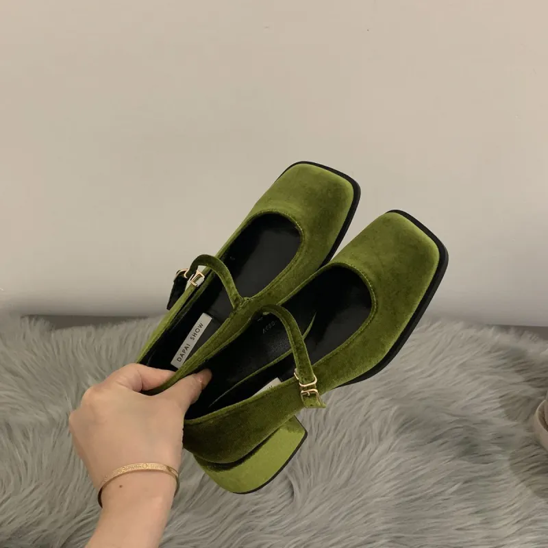 Retro Fashionable Mary Jane Shoes-2