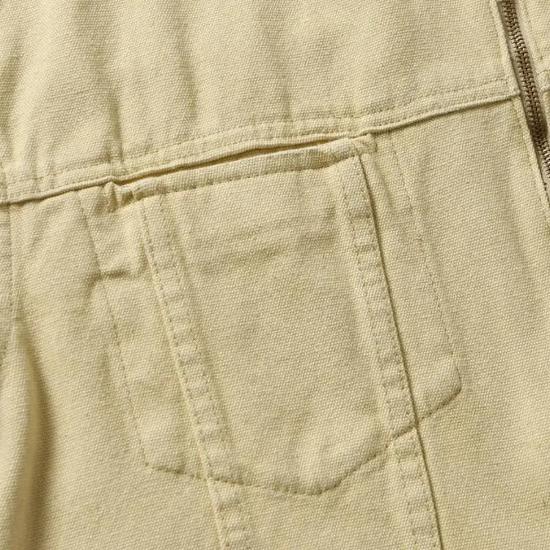 Casual Loose Cotton Blended Fabric Jacket-2