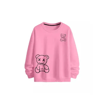 Fashionable Loose Terry Fabric Sweatshirt