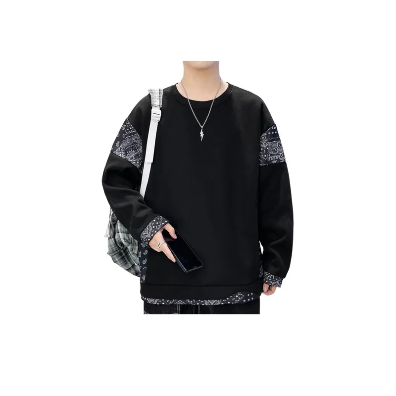 Simple Plus Size Sweatshirt-1