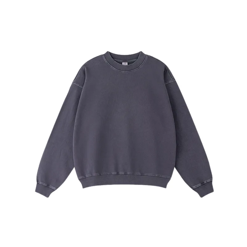 Retro Washed Cotton Sweatshirt-4