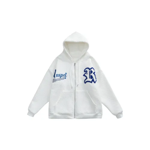 Letter Printed Hooded Zipper Hoodie