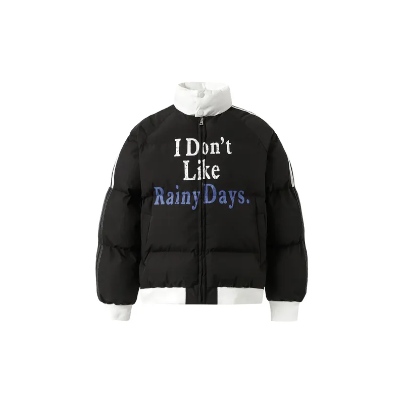 Print Fashionable Quilted Jacket-4