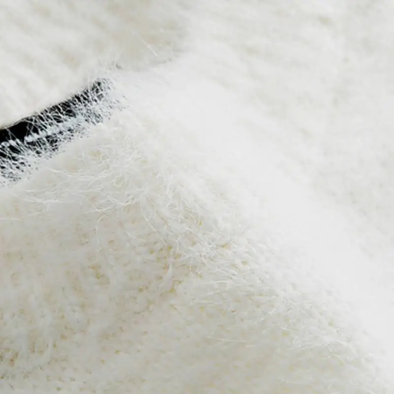 Loose Plain Sweater-5