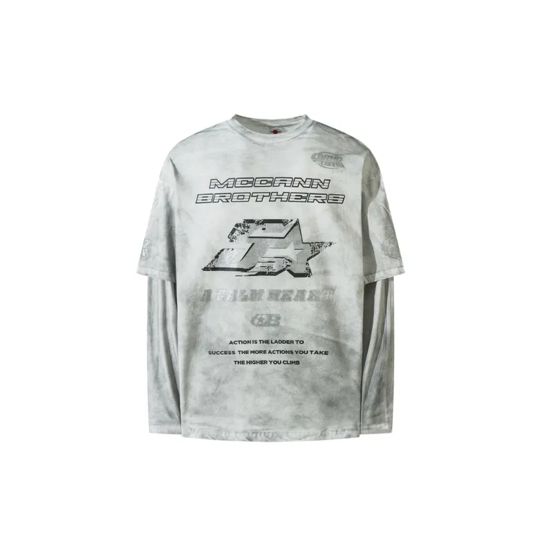 Retro Loose Long Sleeve Sweatshirt