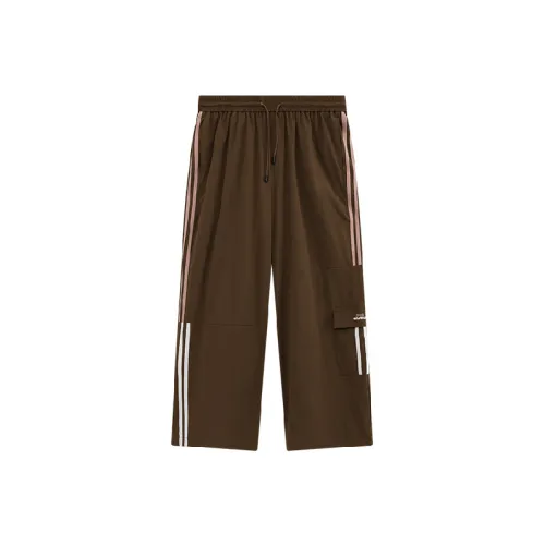 Retro Contrast Color Nylon Casual Pants
