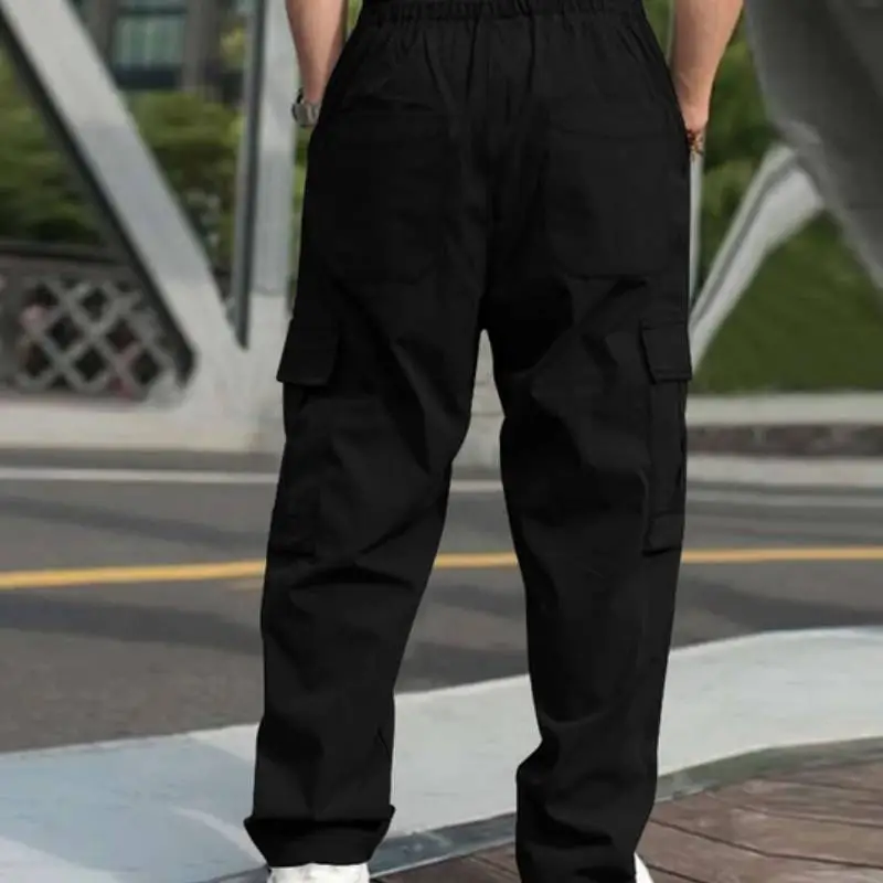 Loose Straight Casual Trousers-3