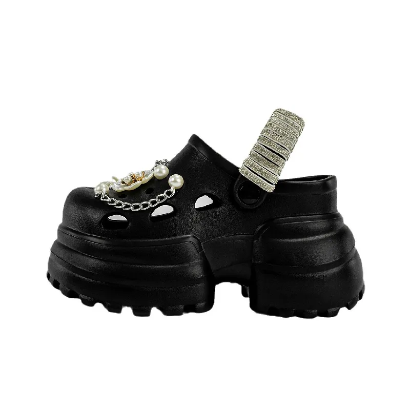 Fashion Sequins Clogs-3