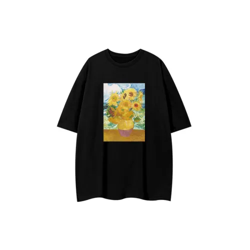 Oil Painting Loose Couple T-Shirt