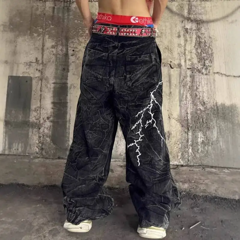 Retro Embroidery Jeans-3