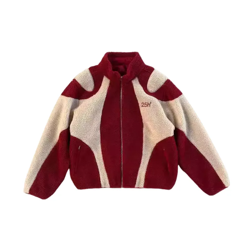 Retro Zipper Loose Cropped Coat-1
