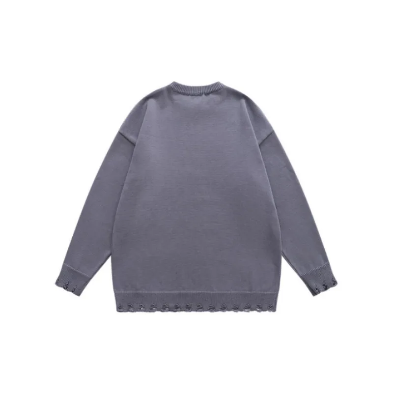 Retro Hiphop Oversize Casual Sweater-5