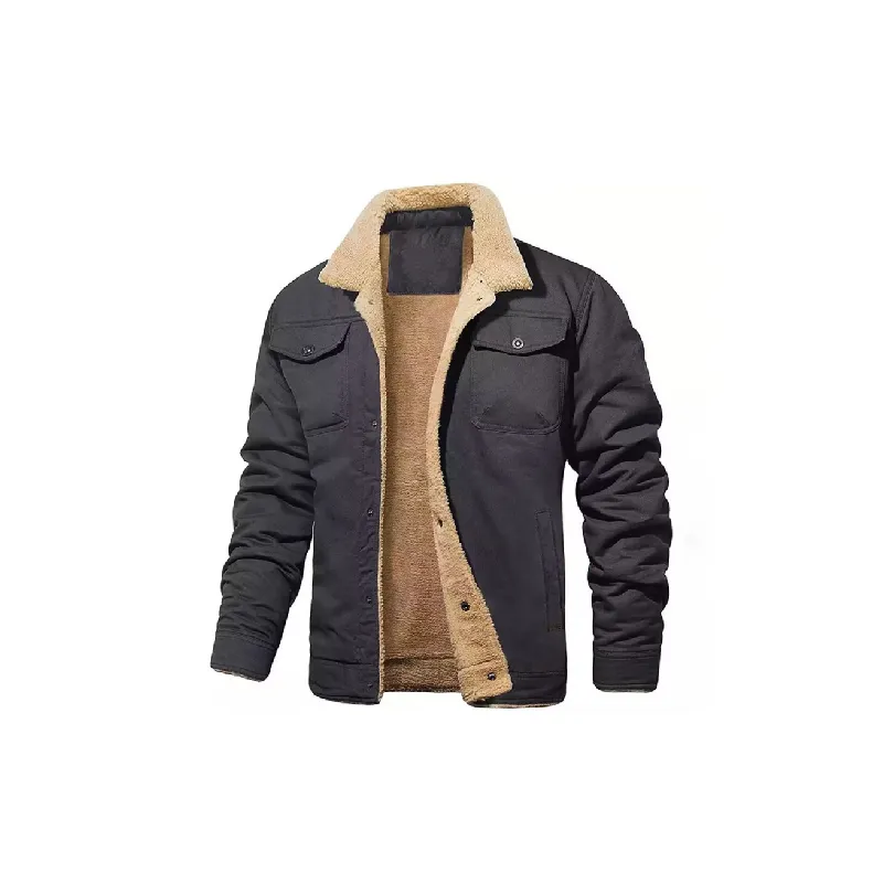 Casual Warm Cotton Jacket-2