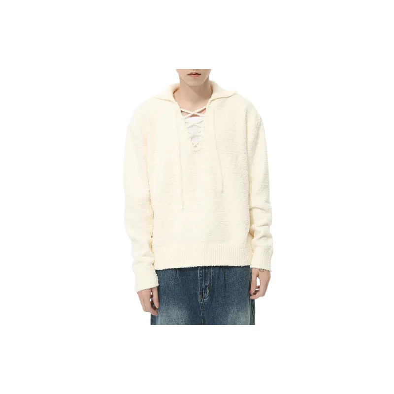 Plain Simple Blended Synthetic Fabrics Knitwear-1