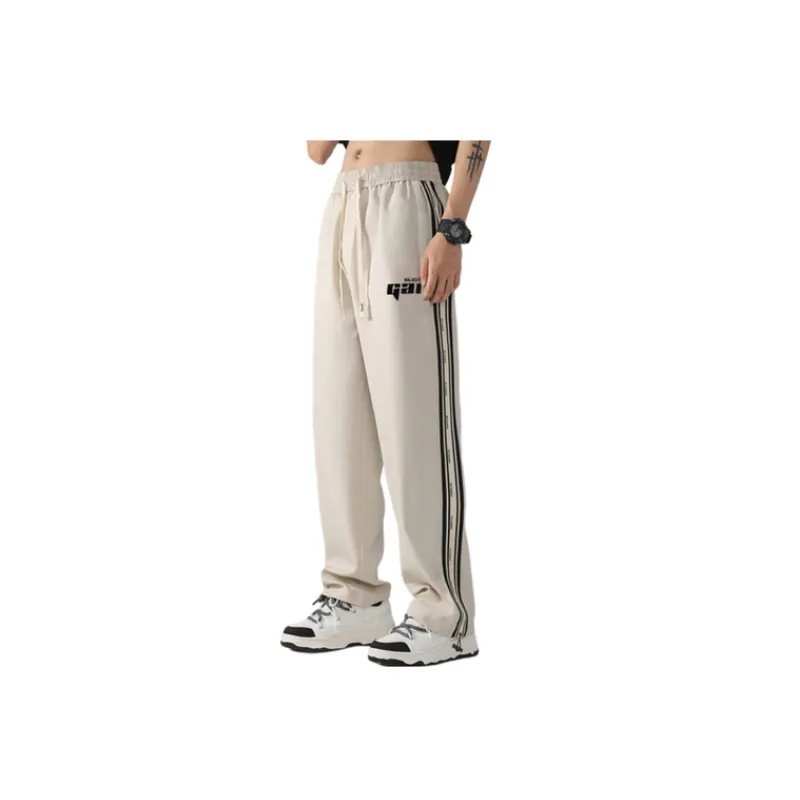 Fashion Silk Loose Casual Pants-0