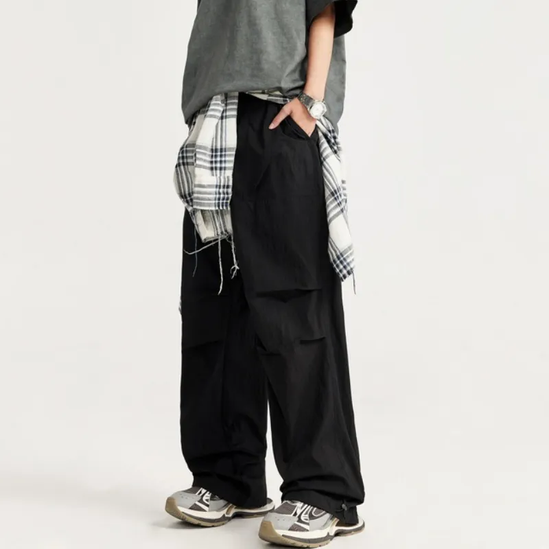 Fashion Washed Cotton Casual Pants-2