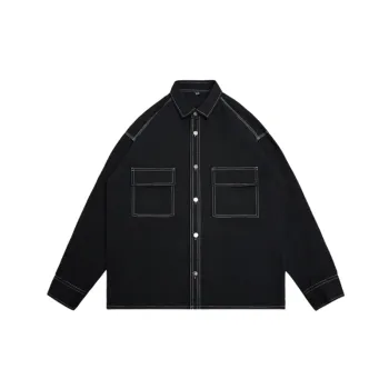 Plain Loose 100% Cotton Shirt Unisex