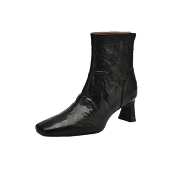 Simple Plain Ankle Boots