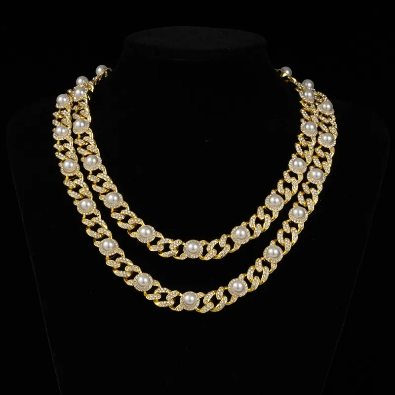 Funky Rhinestone Necklace-2