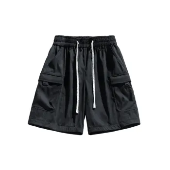 Fashionable Loose Berber Fleece Cargo Shorts