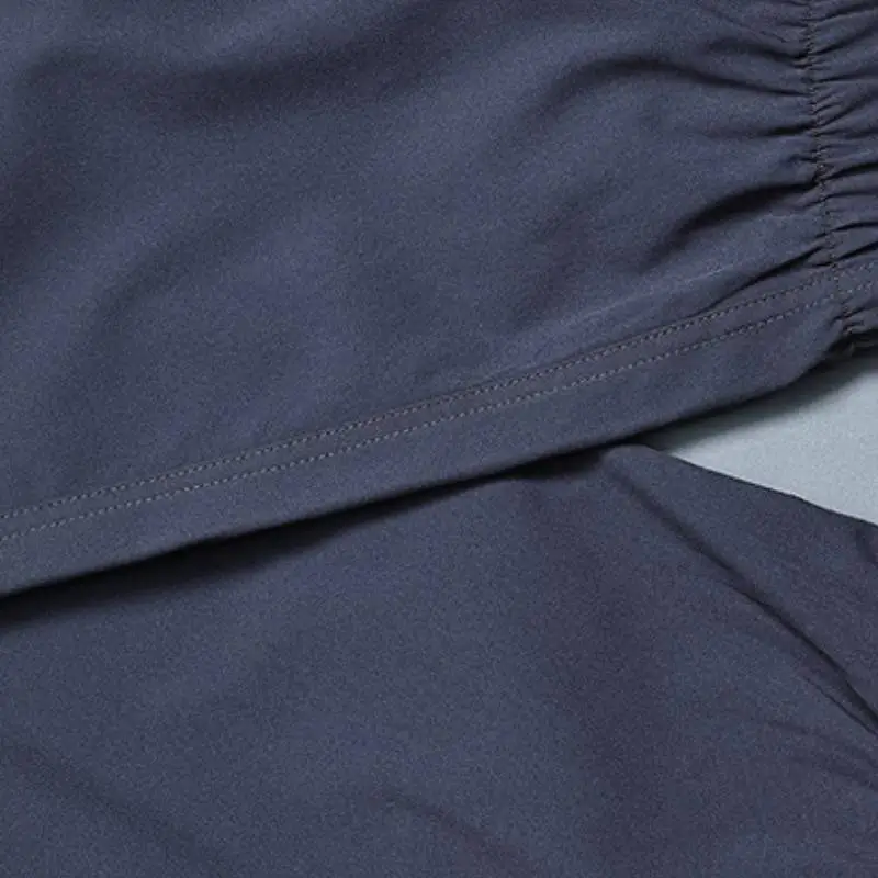 Simple Loose Polyester Casual Pants-7