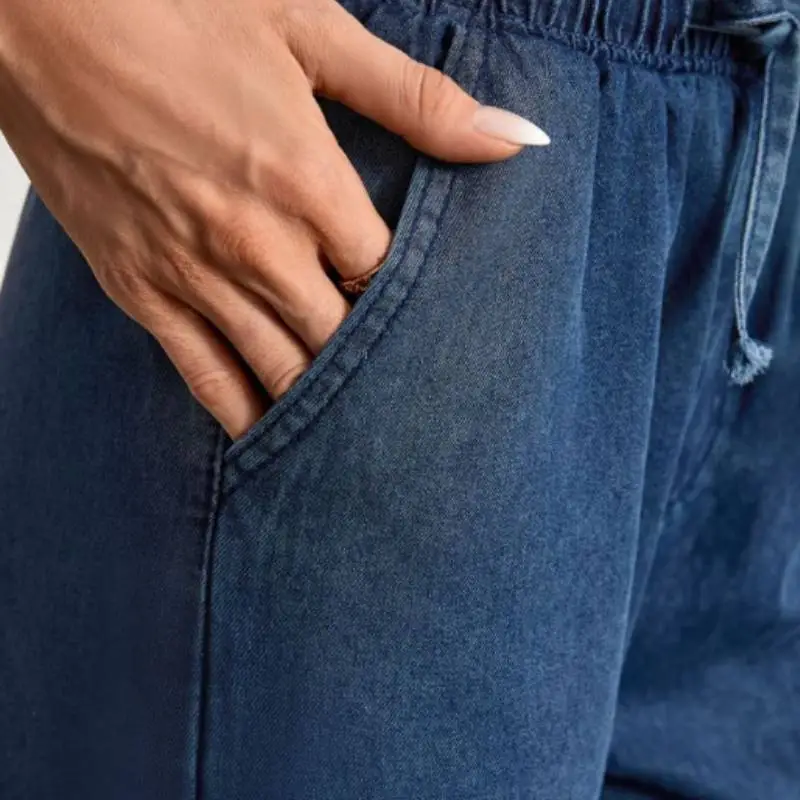 Retro Loose Jeans Women-2