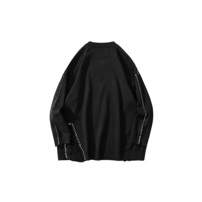 Design Sense High Street Hole New Sweater-4