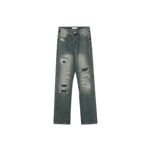 Retro Straight Leg Jeans