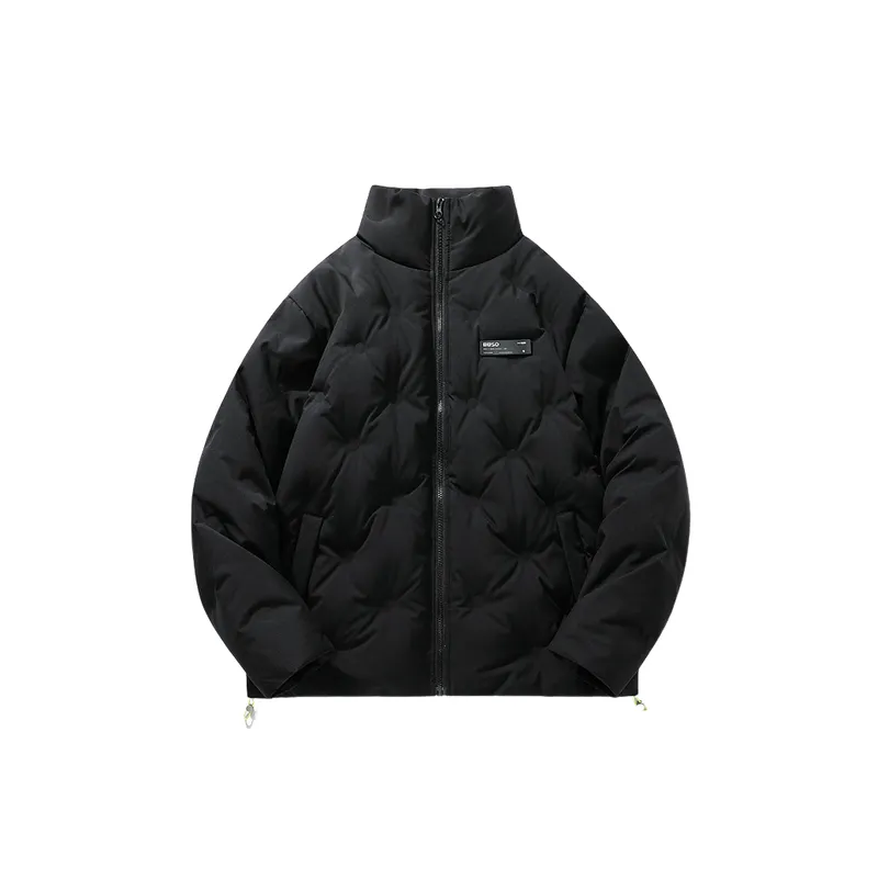 Casual Loose Blended White Duck Down Jacket-8