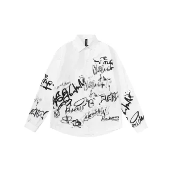 Fashionable Loose Polyester Shirt
