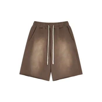 Retro Loose Cotton Sports Shorts