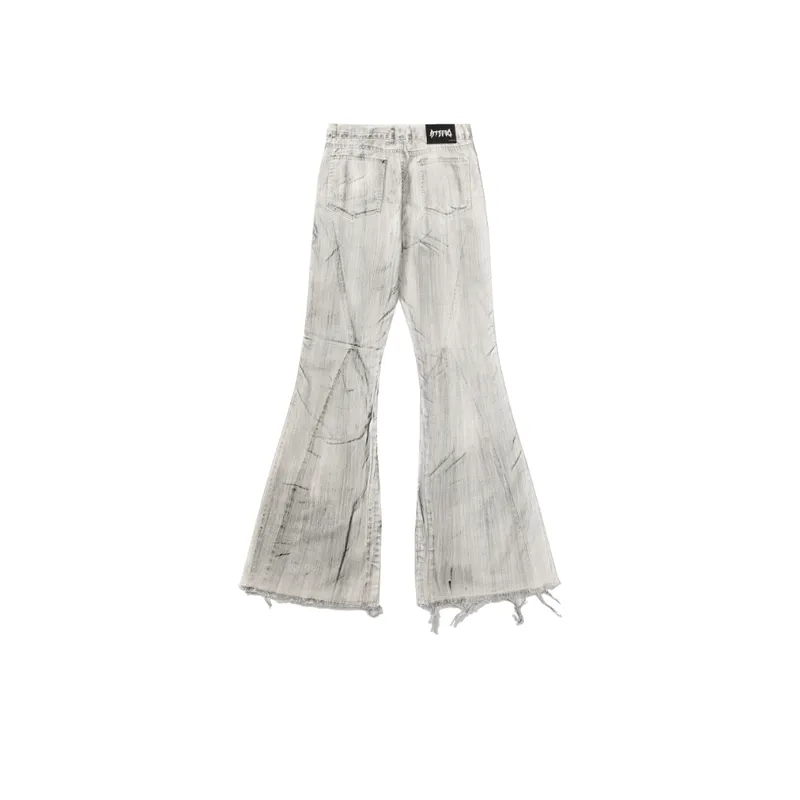 Trendy Niche Design Distressed Jeans-1