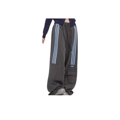 Casual Straight Striped Sports Pants