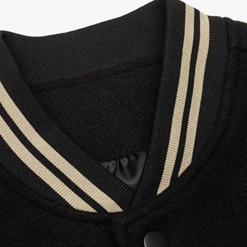 Fashionable Loose Baseball Jersey-2