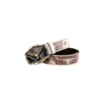Retro Anima Leather Belt