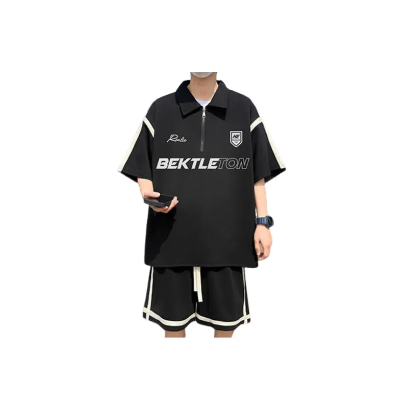 New Polo T Shirt And Short Set-0