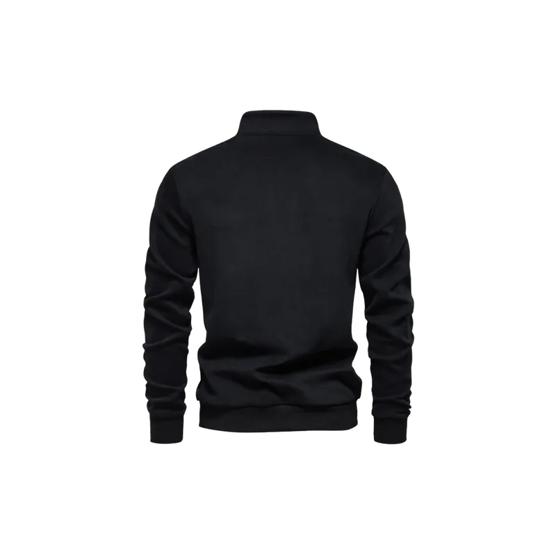 Casual Plain Sweatshirt-5