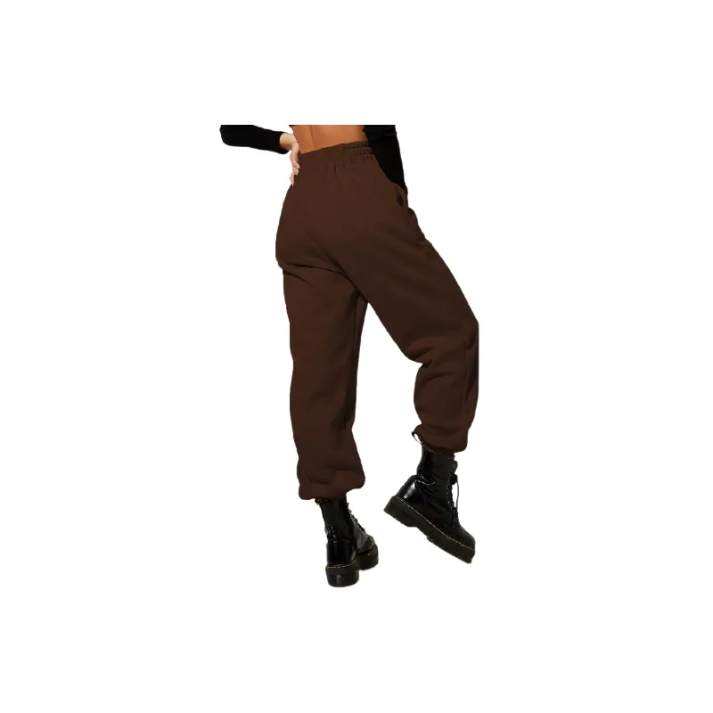 Loose Sporty Cotton Sports Pants Women-7