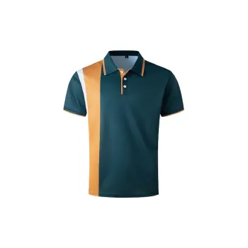 Casual Print Cotton Blended Fabric Polo