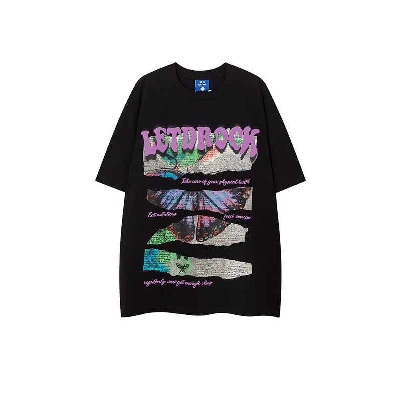 Graffiti Print Casual Trendy T Shirts-0