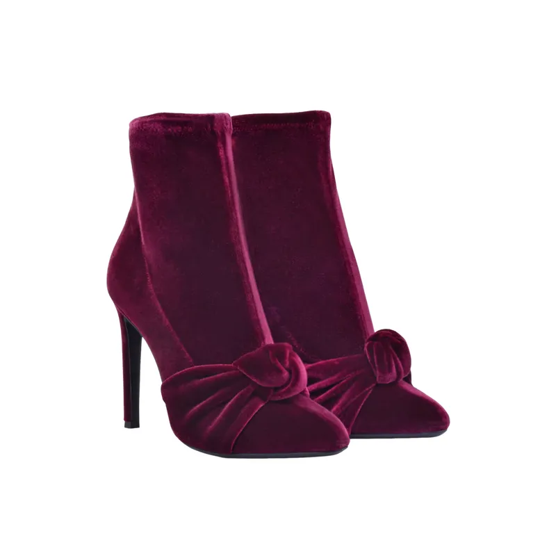Fashionable Bow Ankle Boots-2