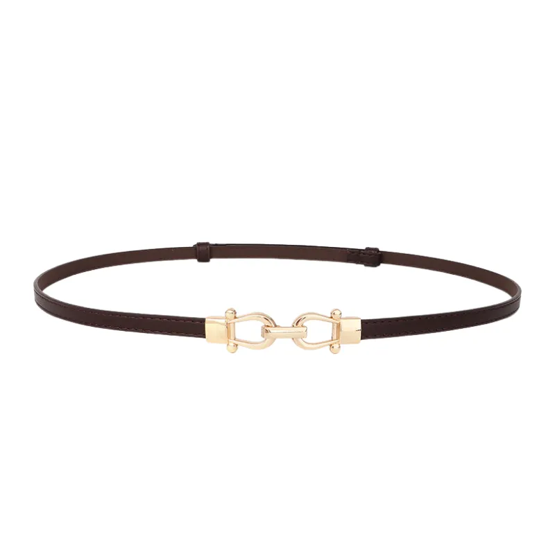 Fashionable Casual Leather Belt Women-7