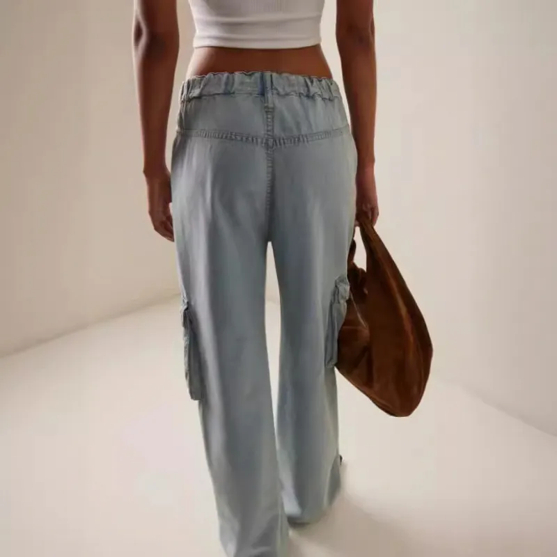 Casual Straight Leg Jeans-2