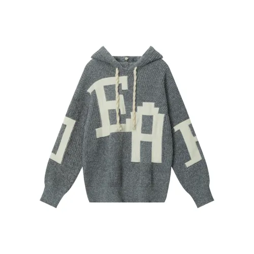 Retro High-end Hooded Knitted Sweater