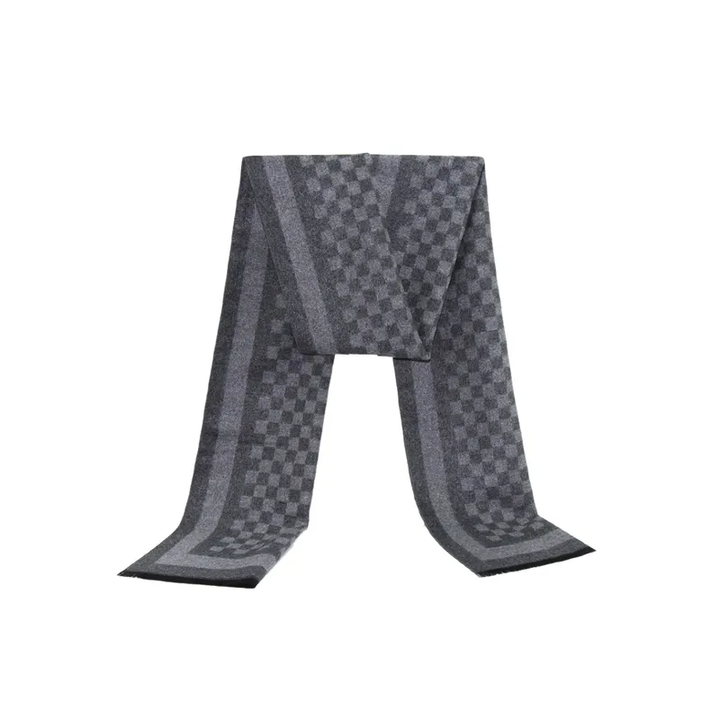 Casual Plaid Knit Scarf-8